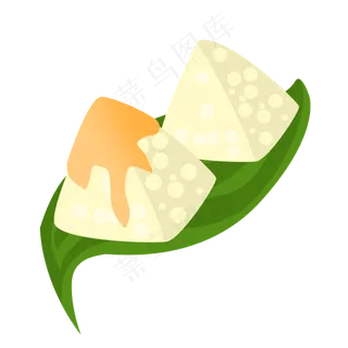 传统美食大米端午节粽子