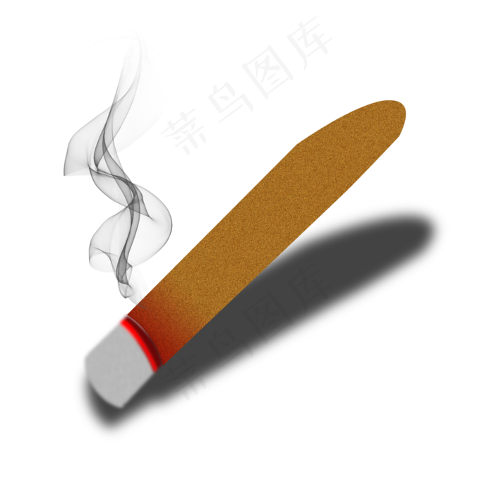 父亲节点燃的雪茄PNG图案