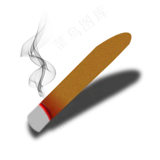 父亲节点燃的雪茄PNG图案