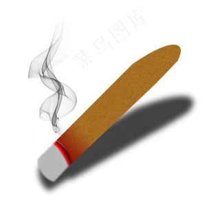 父亲节点燃的雪茄PNG图案