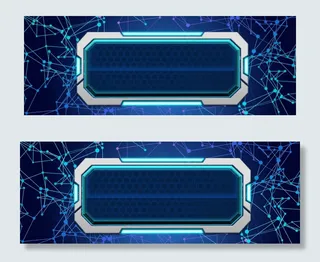 苹果8手机上新科技炫酷黑色banner