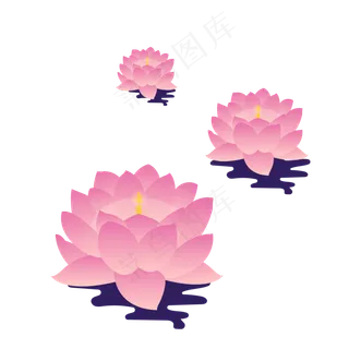 漂浮莲花河灯花灯装饰