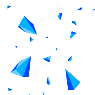 立体几何块,免抠元素