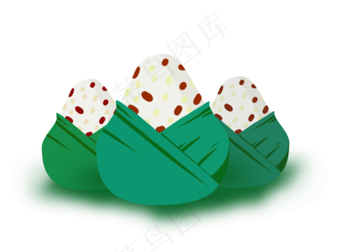 端午节卡通粽子设计