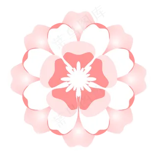 父亲节母亲节彩色矢量剪纸立体剪