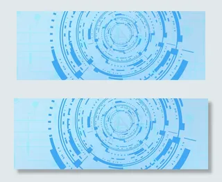 蓝色科技电子banner