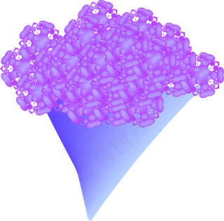 ai矢量花束图案