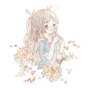 毕业课堂害羞的女孩