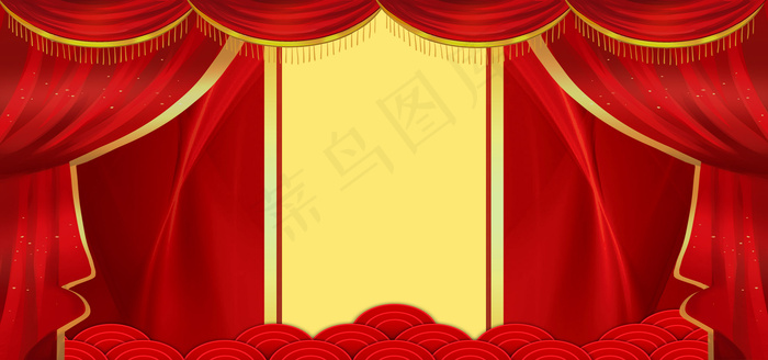 红色喜庆喜报背景