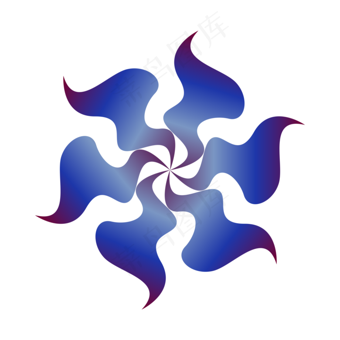 圆形旋转矢量放射图案(2000*2000px 72 dpi )ai矢量模版下载