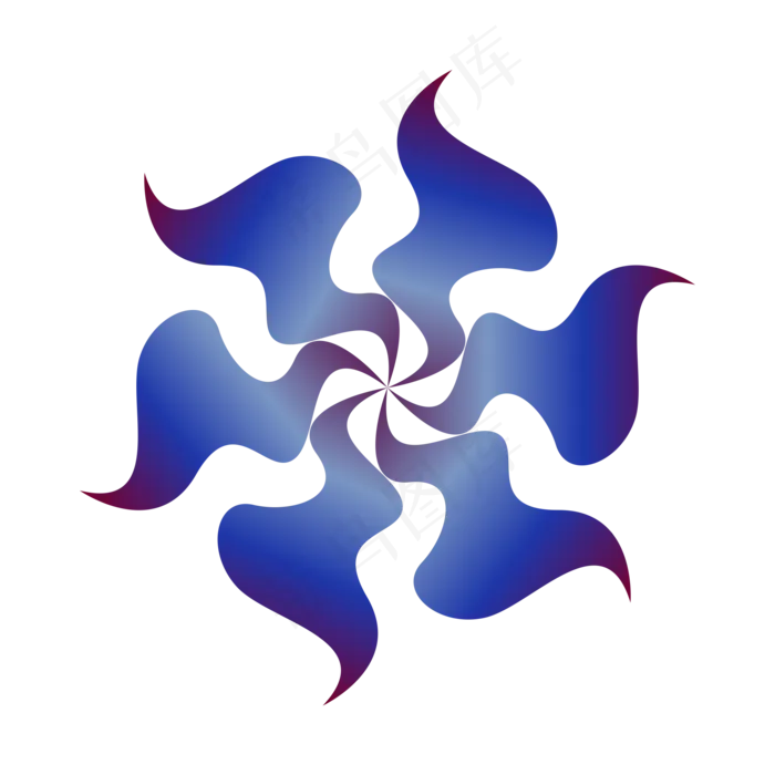 圆形旋转矢量放射图案(2000*2000px 72 dpi )ai矢量模版下载