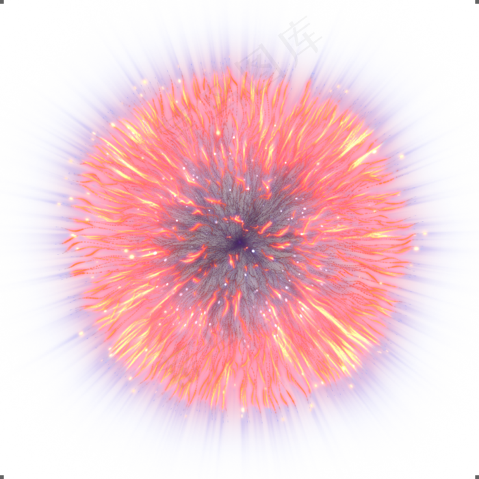 写实礼花烟花png可自由搭配,免抠元素(2222X2222(DPI:72))psd模版下载