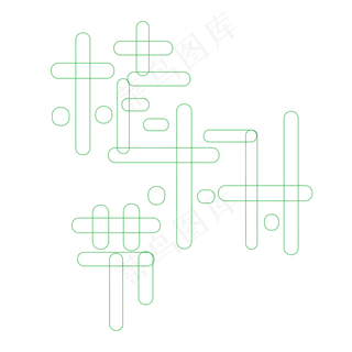 节日镂空字体植树节