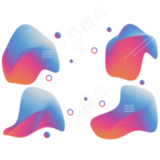 618彩色流体渐变618炫彩流