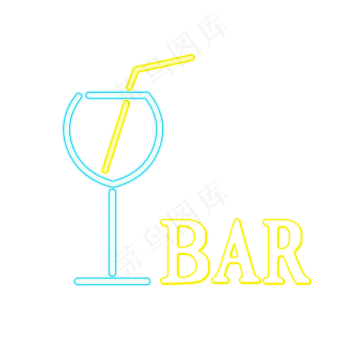 鸡尾酒高脚杯,免抠元素(2000*2000px 300 dpi )ai矢量模版下载