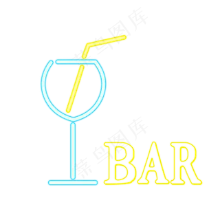 鸡尾酒高脚杯,免抠元素