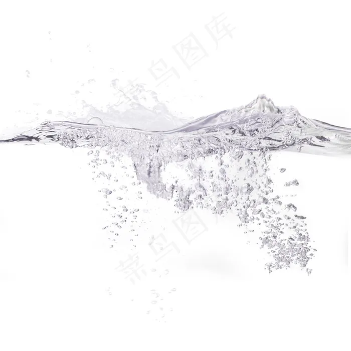 白色水花水波纹元素,免抠元素(2000*2000px)psd模版下载