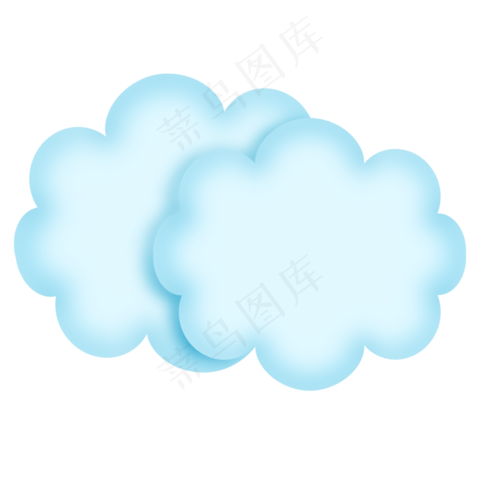 白云卡通白云六一儿童节主题素材