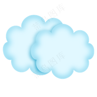 白云卡通白云六一儿童节主题素材