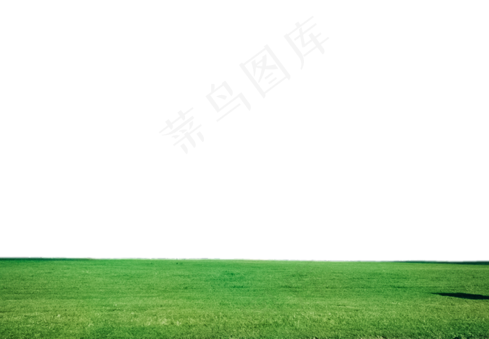蓝天下绿油油的草坪png素材,免抠元素(2000*1386px 300 dpi )psd模版下载