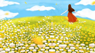 山野夏天夏季出游配图