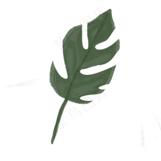 卡通植物绿叶下载