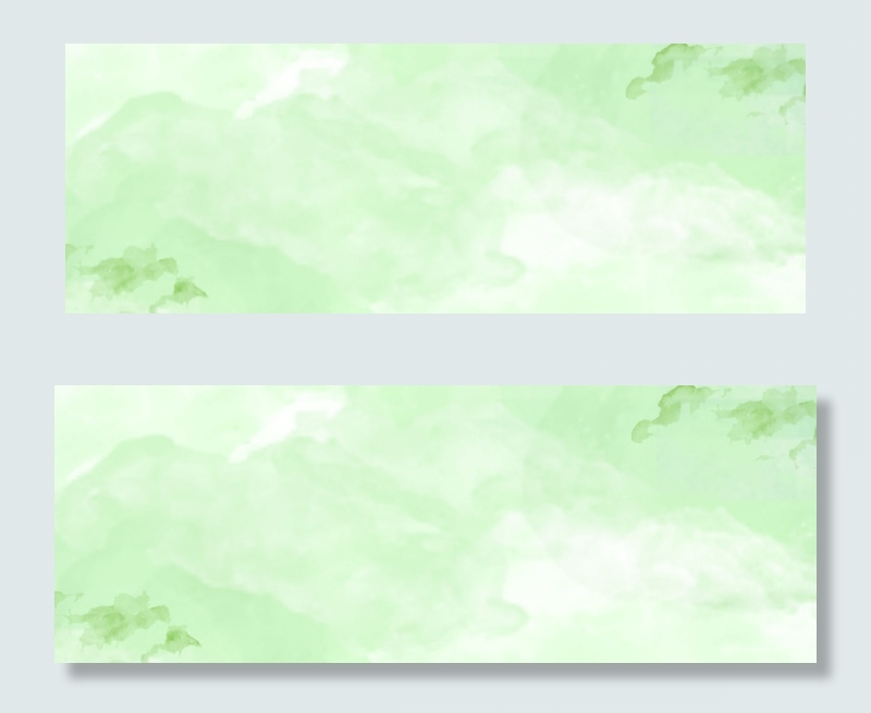 淡绿色晕染清新背景