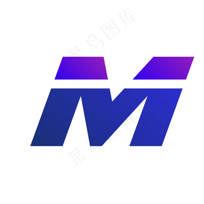 创意尖锐体字母Mai矢量模版下载