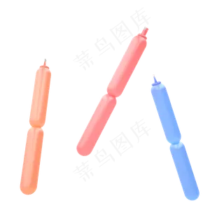 C4D卡通香草冰棒