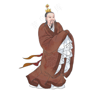 张道陵国学道家名士,免抠元素