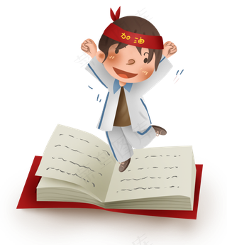 高考冲刺男孩和书