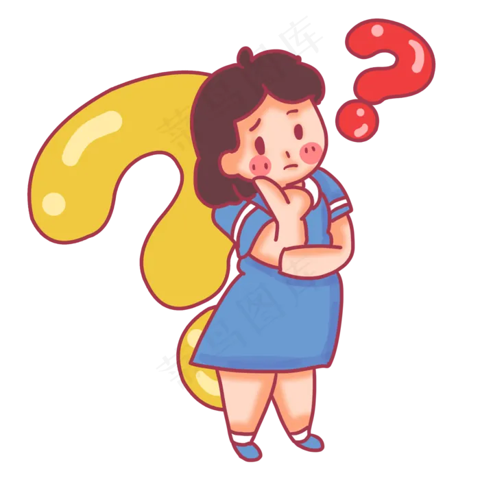 考虑思考在想东西,免抠元素(2000*2000px 300 dpi )psd模版下载