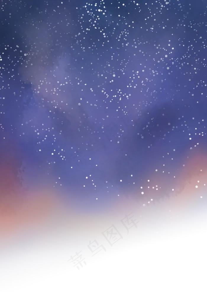 布满星星夜空,免抠元素(2480*3507px 300 dpi )psd模版下载