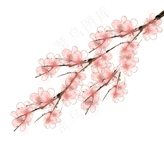 古风水墨花卉 古风水墨花卉