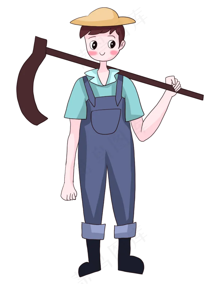 五一人物农作农民劳作