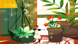 绿色植物花朵春季