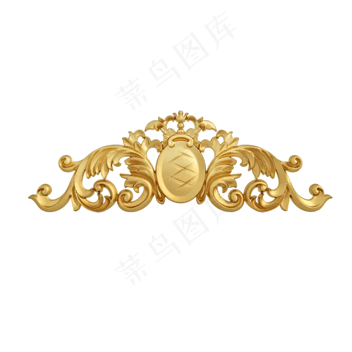 仿真金色花纹png图(2000X2000(DPI:300))psd模版下载