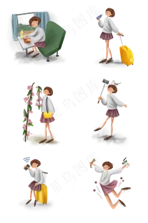 世界旅游日旅行的女孩 世界旅游日旅行的女孩