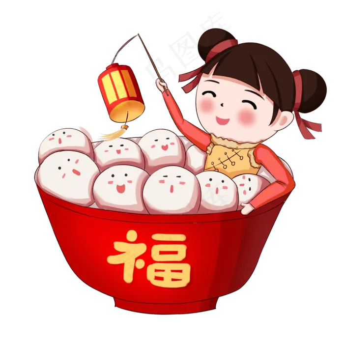 2019中国传统节日元宵节,免抠元素(2000*2000px)psd模版下载