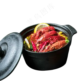 新鲜的小龙虾免抠图