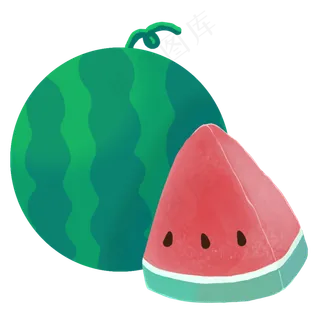 夏季冰凉西瓜