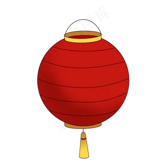 灯笼节日素材春节,免抠元素