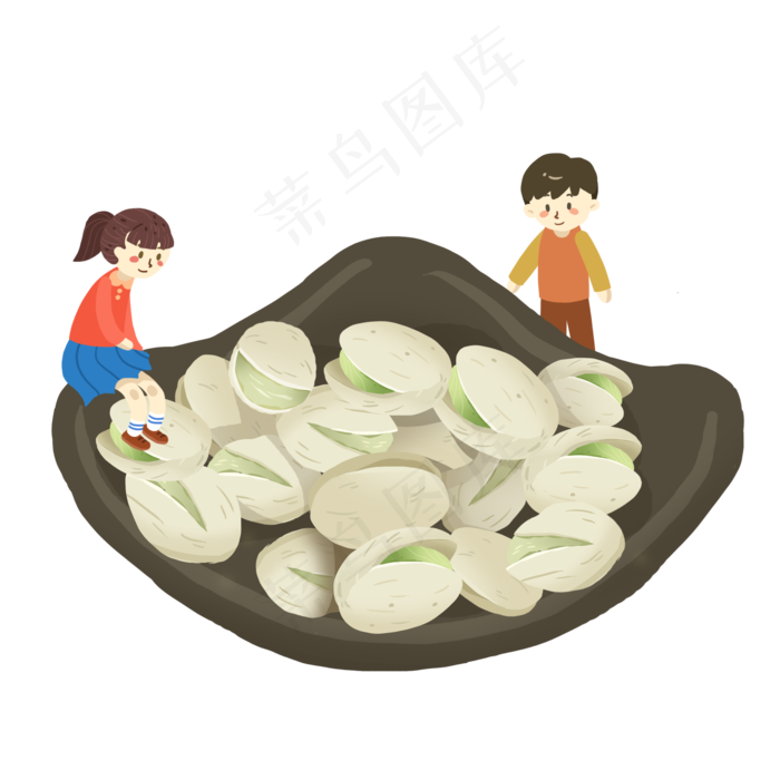 年货开心果免抠PNG素材