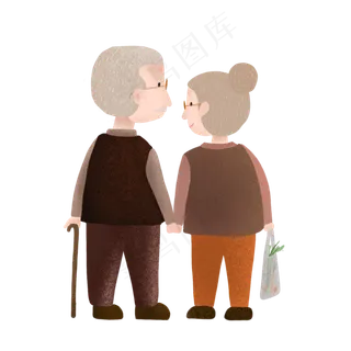 重阳节关爱父母老人夕阳红