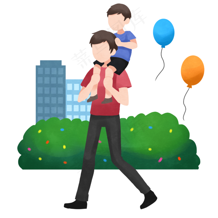 父亲节温馨画面