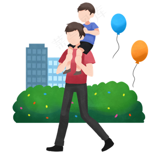 父亲节温馨画面