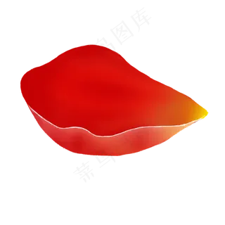 鲜艳红色玫瑰花瓣