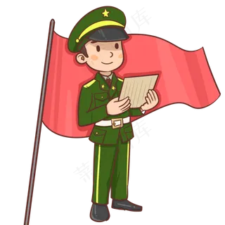 八一建军节正在演讲的军人