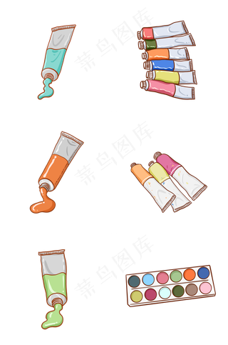 绘画培训班水彩水粉颜料组图