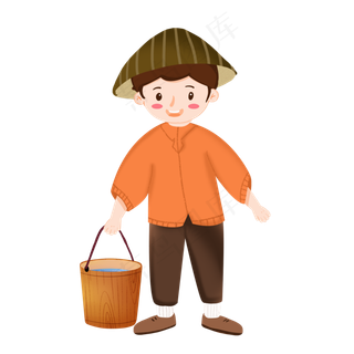劳动节农民人物素材